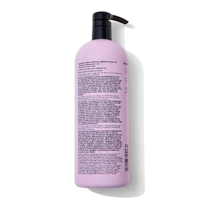 Bondbar Purple Brightening Shampoo for Blonde, Lightened & Gray Hair, Neutralizes Brassiness, Repairs, Protects, Hydrates, Vegan, CrueltyFree, 33.8 Fl. Oz - Image 3
