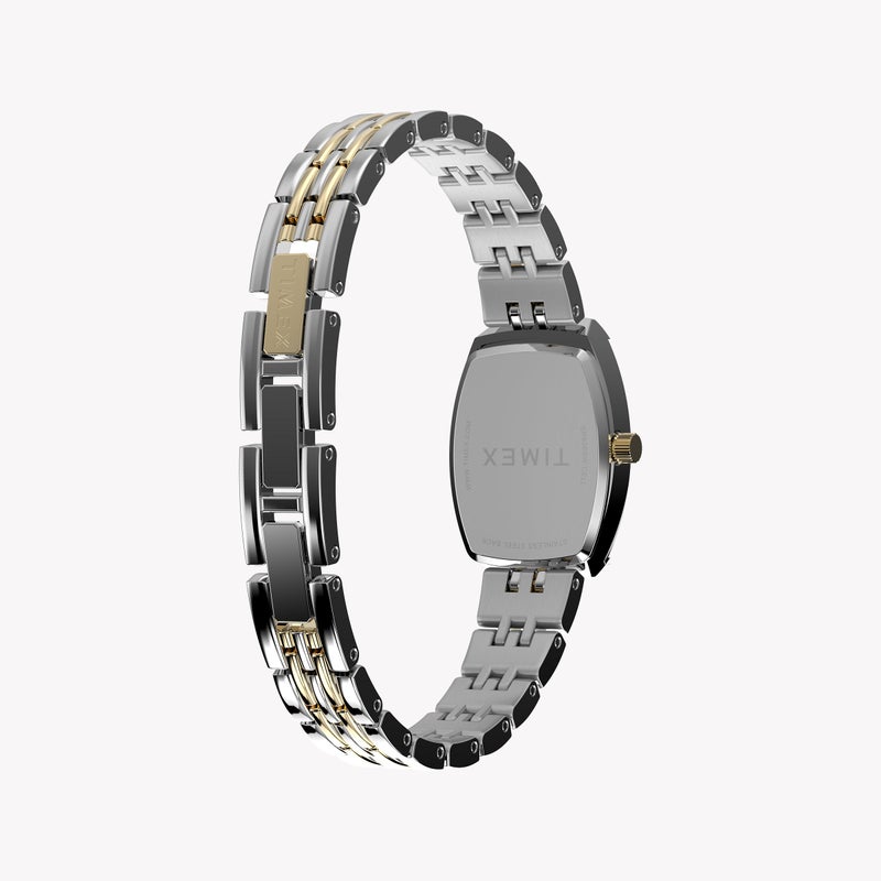 TIMEX Women’s Two-Tone Case & Bracelet with Green Dial TW2Y22300 | Elegant Watch - Image 5