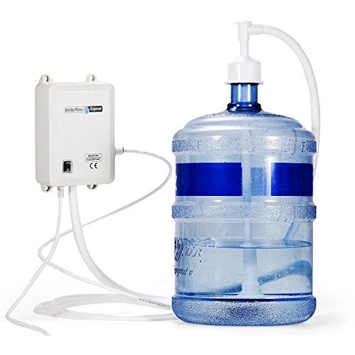 TDRFORCE 5 Gal Bottled Water Dispenser - Electric Pump & Refrigerator System with 5 Gallon Jug - Image 1