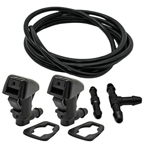 Loomyar 55372143AB Windshield Washer Nozzles Kit for Jeep Grand Cherokee for Dodge Stratus for Chrysler Sebring for Chevrolet Malibu for Pontiac G6 Replace 15247800 55156427AB 55079049AA - Image 1