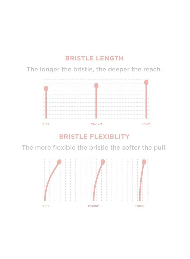 Gimme Beauty  Fine Hair Brush  DamageFree Detangling Brush  Hair Brush For Thin Fragile & Fine Hair With AntiStatic & Heat Resistant Flexible Nylon Bristles  Detangler Brush For Women & Kids - Image 4