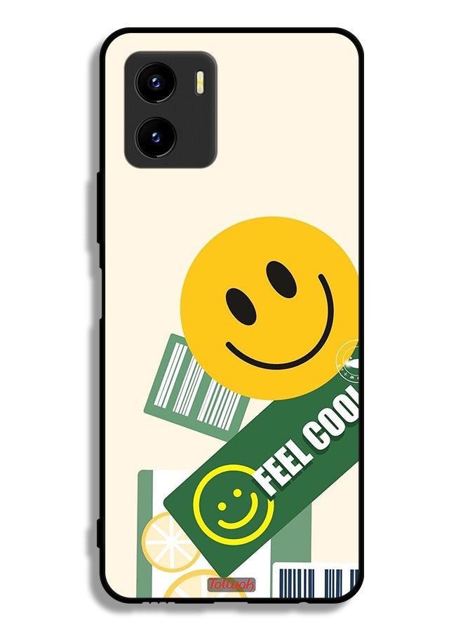 Vivo Y15s Protective Case Cover Feel Cool Sticker