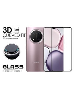 Youque 3 pcs for Honor X9c 5G Tempered Glass Screen Protector with Camera Lens Film, 2 Pcs Front Screen Protectors and 1 Pcs Lens Film  - Image 3