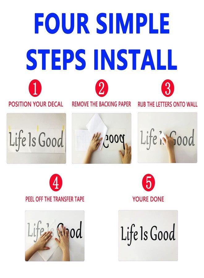 SEATUNE Family Wall Art, Family Wall Stickers, (Easy to Apply), Vinyl Wall Decor Art Living Room Bedroom Bathroom Dining Room, Inspirational Love Quotes Saying Sign Men Home, Together We Make A Family 25"X7" - Image 3