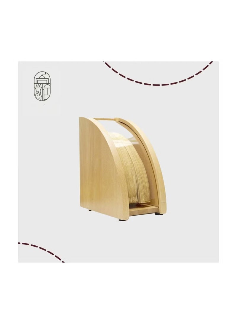 Wooden Coffee Filter Paper Holder for V60 – Natural Wood Organizer for Pour Over Filters – Elegant Coffee Station Accessory