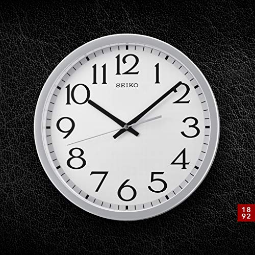 Seiko 12 Inch Easy Read Numerals Wall Clock with Quiet Sweep Second Hand - Image 3