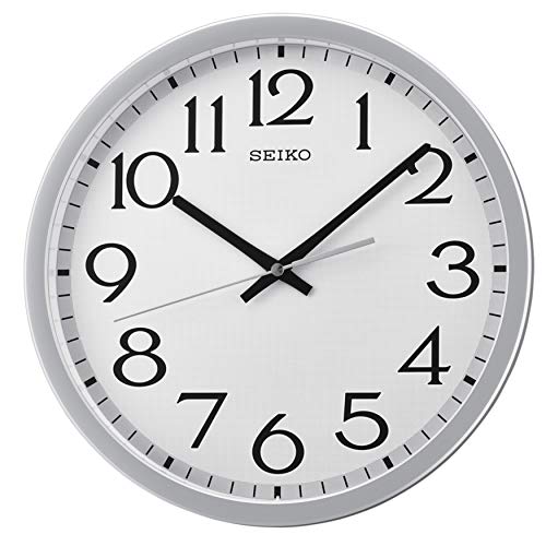 Seiko 12 Inch Easy Read Numerals Wall Clock with Quiet Sweep Second Hand - Image 4
