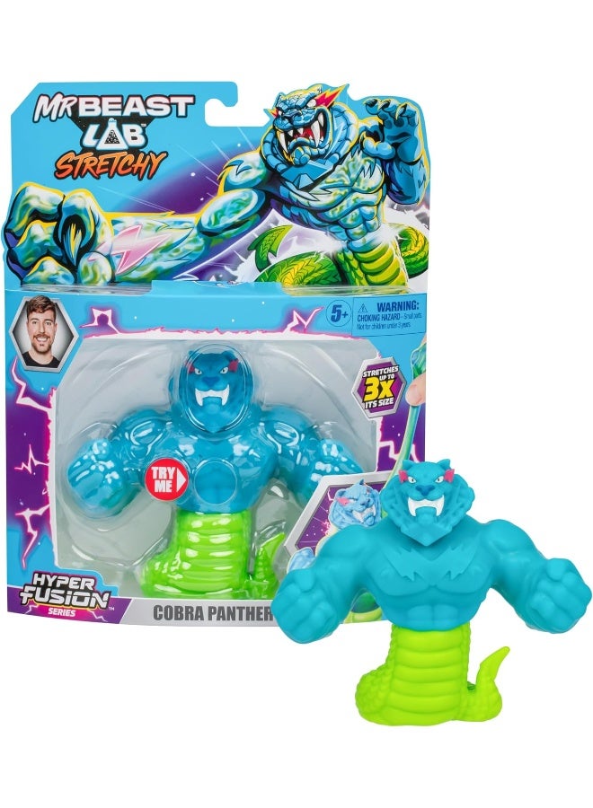 MrBeast Lab Stretchy Hyper Fusion Series Cobra Panther Figure (12.7 cm) - Image 1