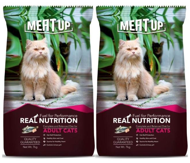 Meatup Dry Cat Food Ocean Fish (Buy 1 Get 1) 2 x 7 Kg - Image 1