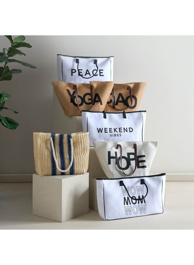 Home Box Fun Living Peace Tote Bag 51 x 32 x 10 cm  - Image 5