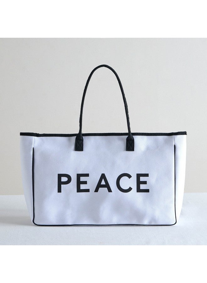 Home Box Fun Living Peace Tote Bag 51 x 32 x 10 cm  - Image 1
