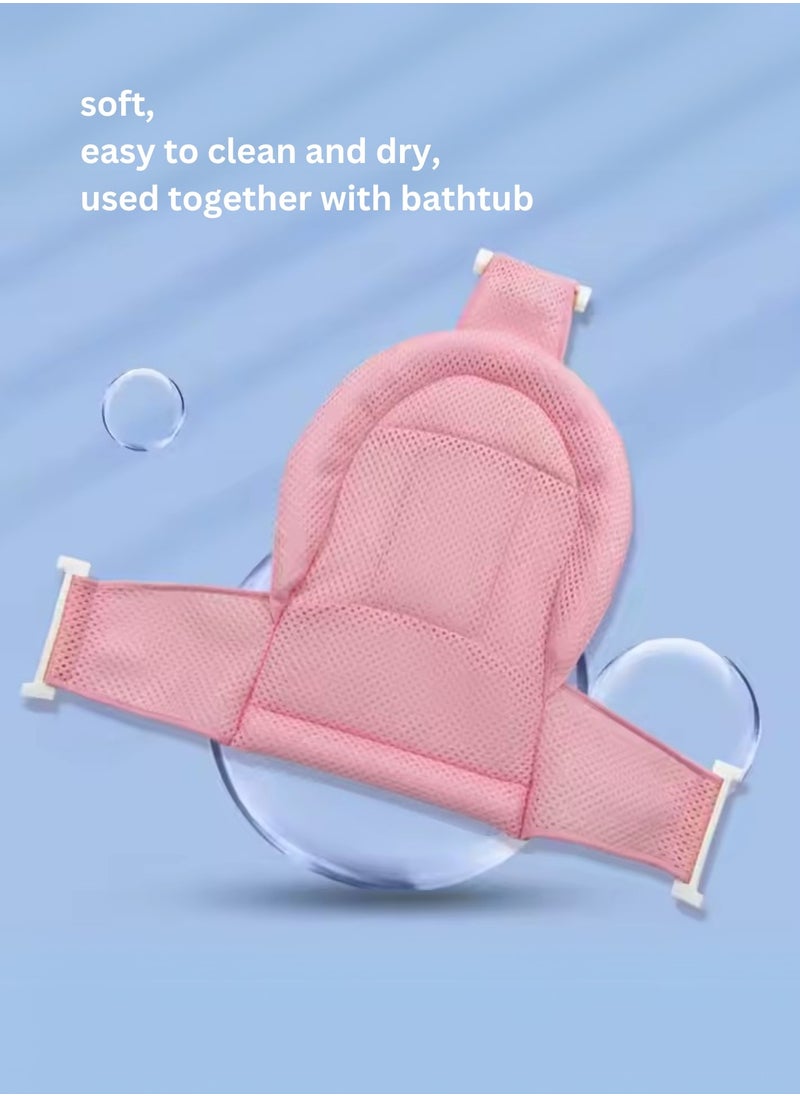 Moms Magic Soft Baby Bath Cushion - Polyester Bathing Support for Babies - 64x55cm, Easy Care  - Image 3
