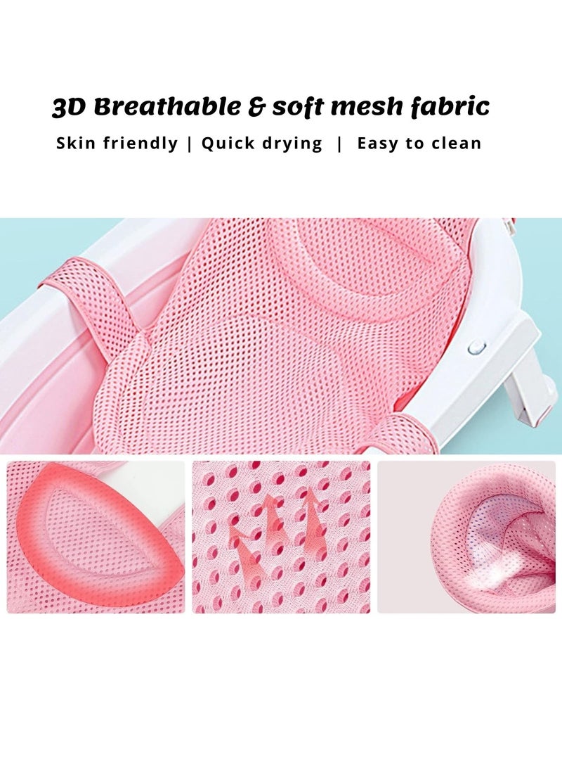 Moms Magic Soft Baby Bath Cushion - Polyester Bathing Support for Babies - 64x55cm, Easy Care  - Image 4