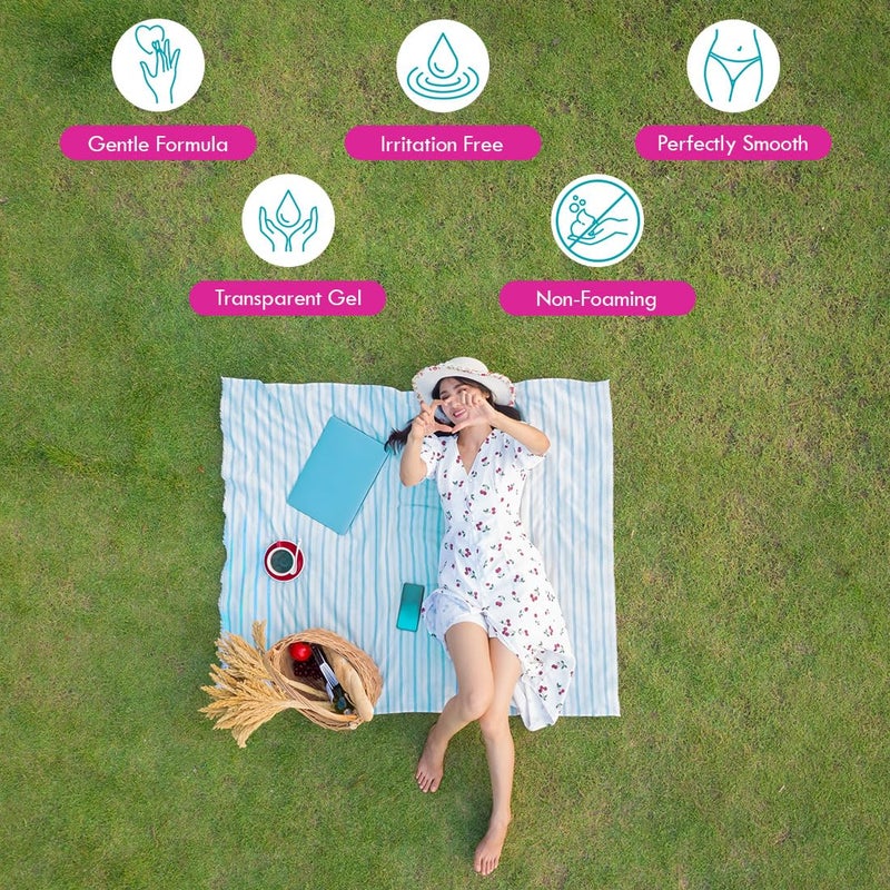 Bikini Zone Anti-Bump Shave Gel for Sensitive Areas, 5 Oz, 3 Pack - Image 5