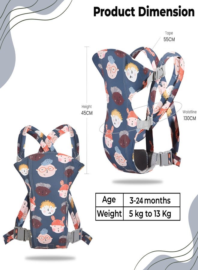 بيمبيكا حاملة الأطفال بيمبيكا - حاملة أطفال ناعمة، حقيبة كنغر وحاملة معلقة، أوضاع حمل متعددة من حديثي الولادة إلى الأطفال الصغار لجميع الفصول - (شخصية كرتونية | 3-24 شهرًا | سعة 5-13 كجم) - Image 3