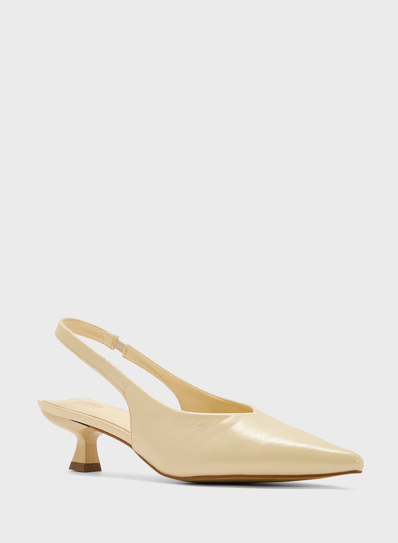 ELLA Sling Back Heeled Pump - Image 2
