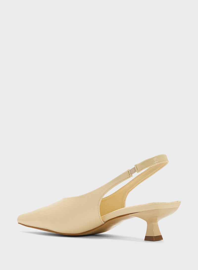 ELLA Sling Back Heeled Pump - Image 3