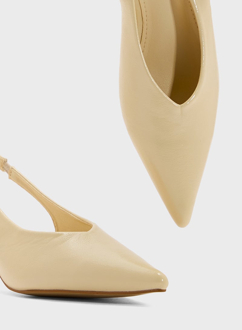 ELLA Sling Back Heeled Pump - Image 4