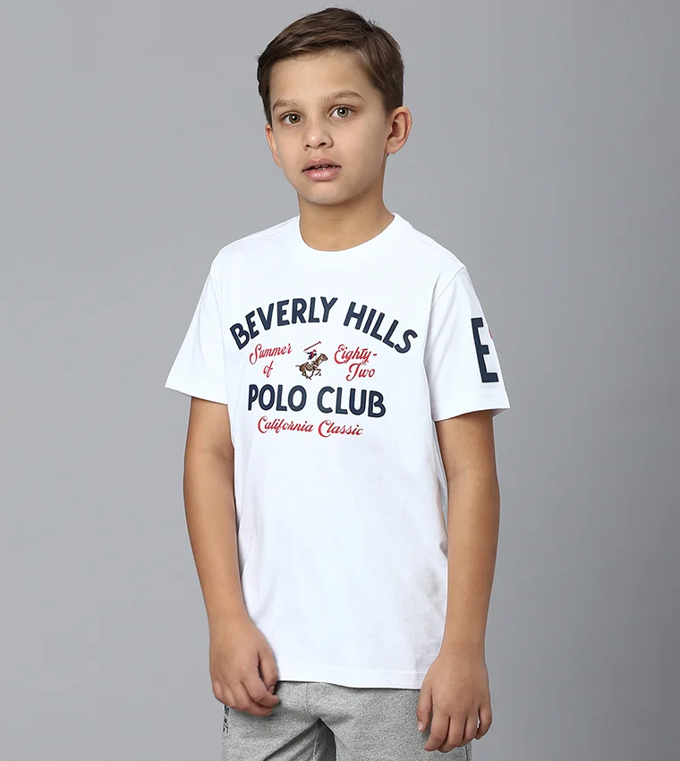 BEVERLY HILLS POLO CLUB Logo Printed Short Sleeves T-Shirt