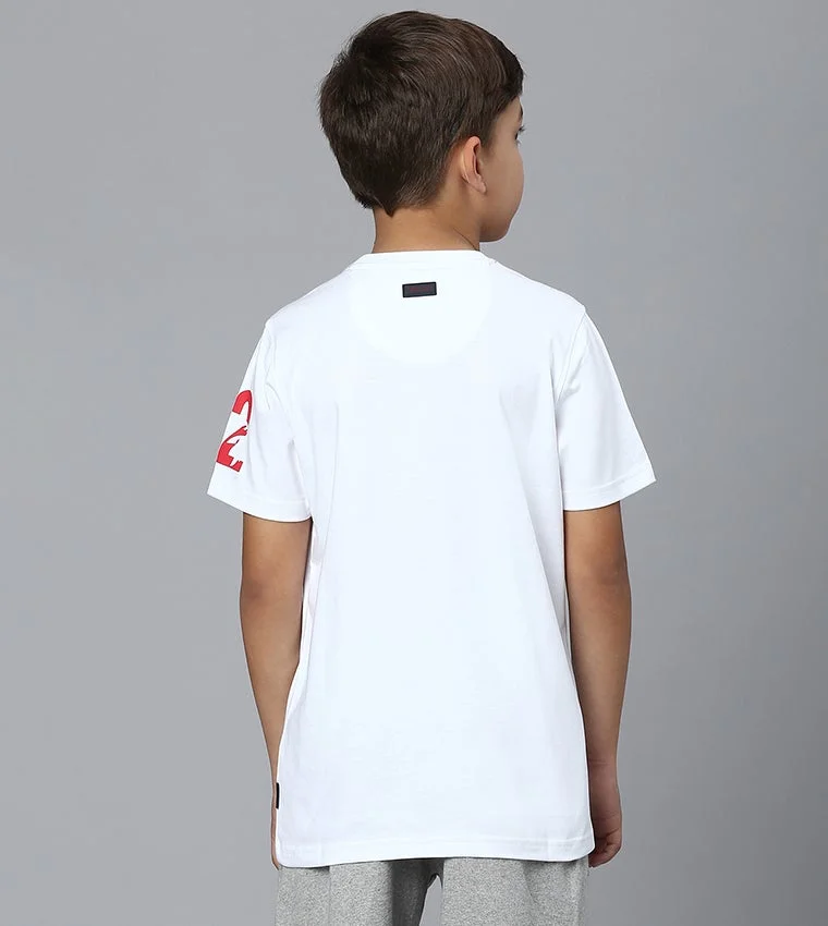 BEVERLY HILLS POLO CLUB  Logo Printed Short Sleeves T-Shirt  | Best Price UAE