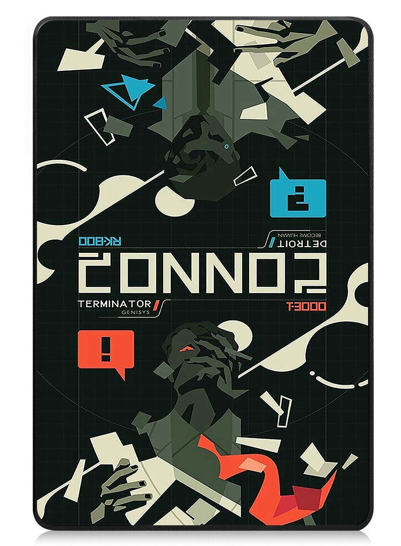 Theodor Protective Flip Case For Apple iPad mini 7th Generation (A17 Pro 2024 Model) (Mini 6 2021 Model  6th Generation) With Trifold Stand Auto Wake Sleep Shockproof Cover Terminator - Image 1