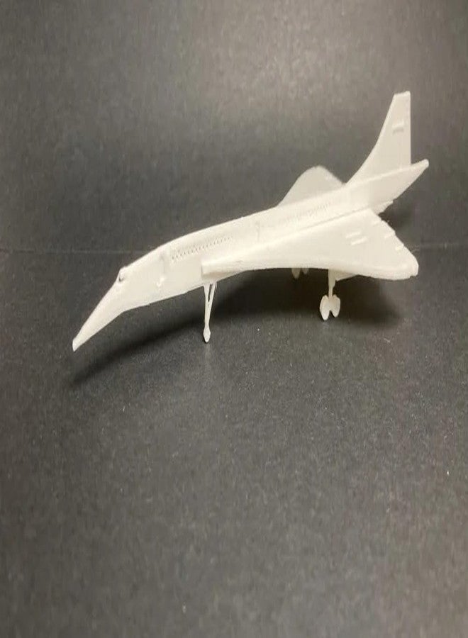 Beoals Concorde Aircraft Model Kit, White Plastic Assembly Parts, Scale Model Airplane - Image 2
