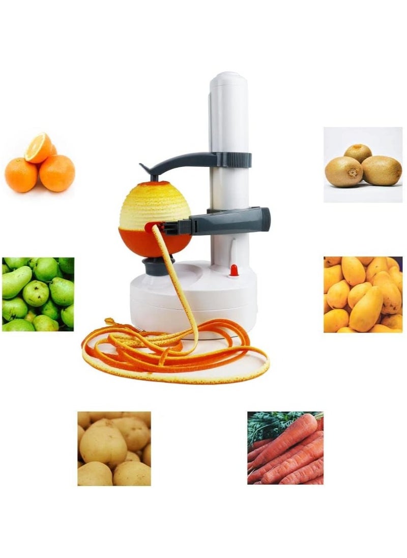 Generic - Electric Potato Peeler Fruit Peeler for Kitchen Vegetable Peelers for Zucchini Carrot Automatic Potato Peeler Electric Peeler Fruit Peeler(Battery not included) - Image 1