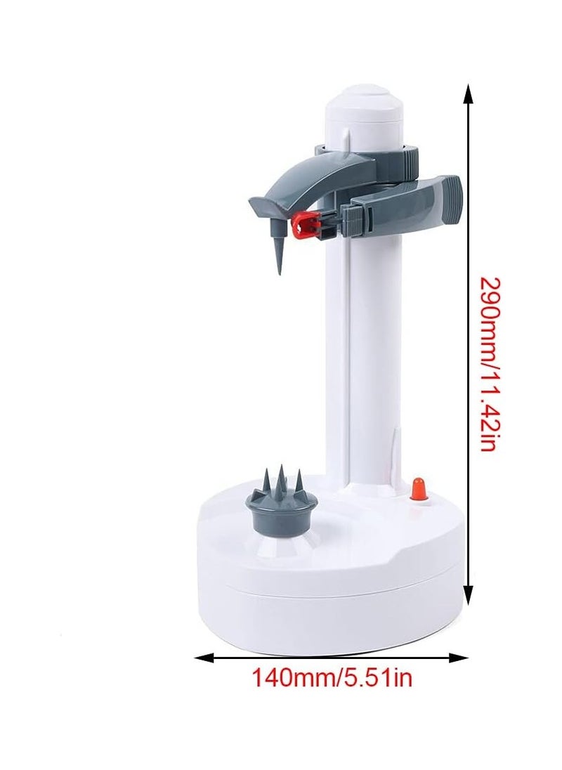 Generic - Electric Potato Peeler Fruit Peeler for Kitchen Vegetable Peelers for Zucchini Carrot Automatic Potato Peeler Electric Peeler Fruit Peeler(Battery not included) - Image 1