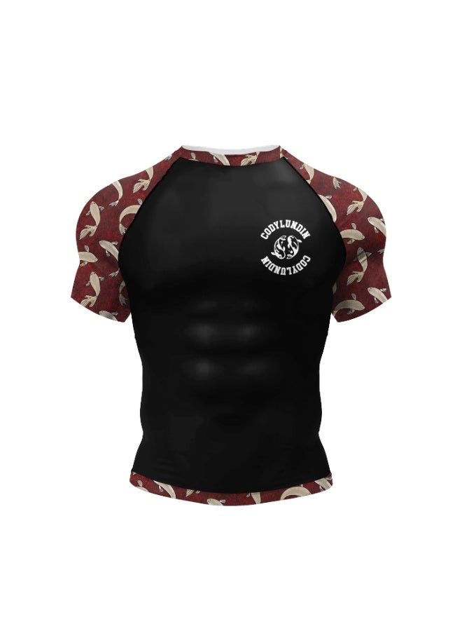 3d Digital Printing High-Quality Outdoor Fitness Running High Elasticity Male - Image 1