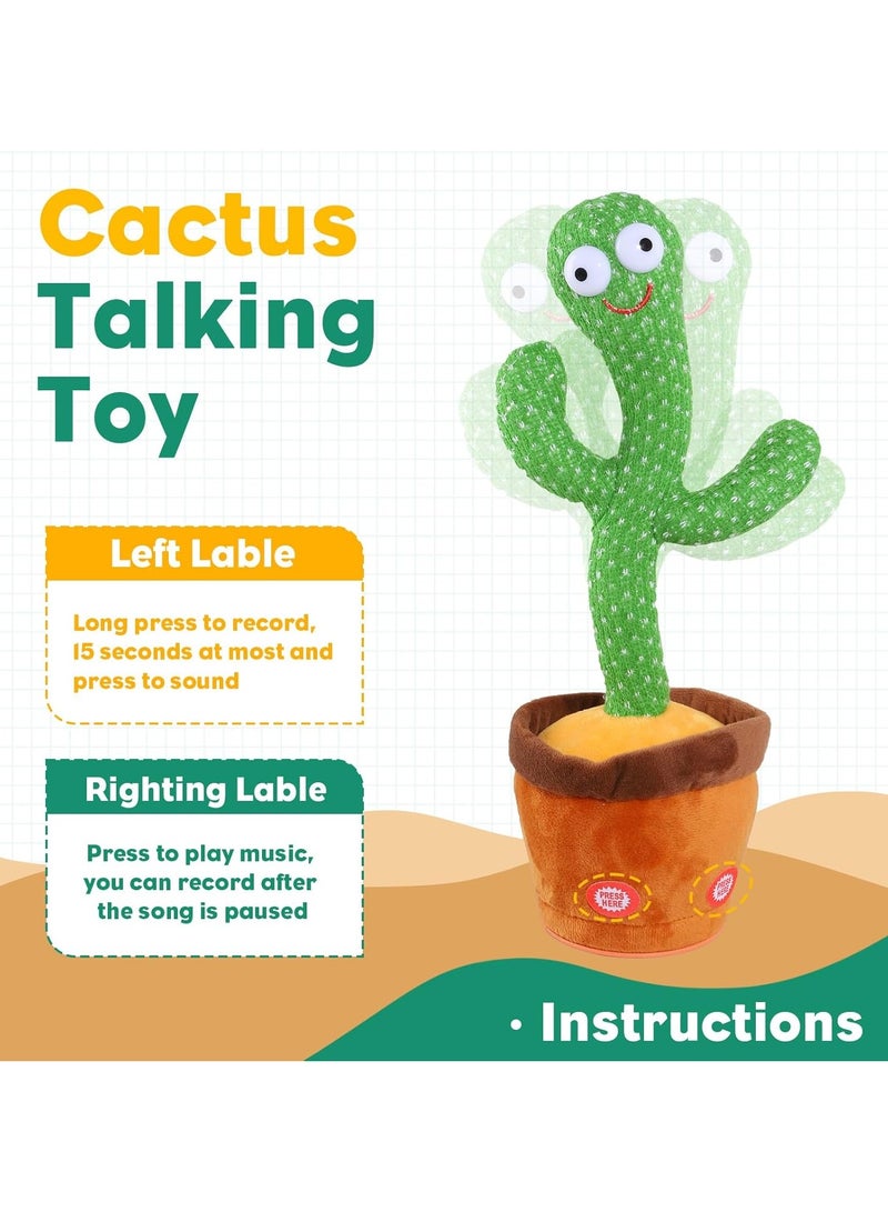 بريمو بلس لعبة الصبار الراقص للغناء والتحدث،لعبة تفاعلية للأطفال تحتوي على 120 أغنية للأطفال - Image 4