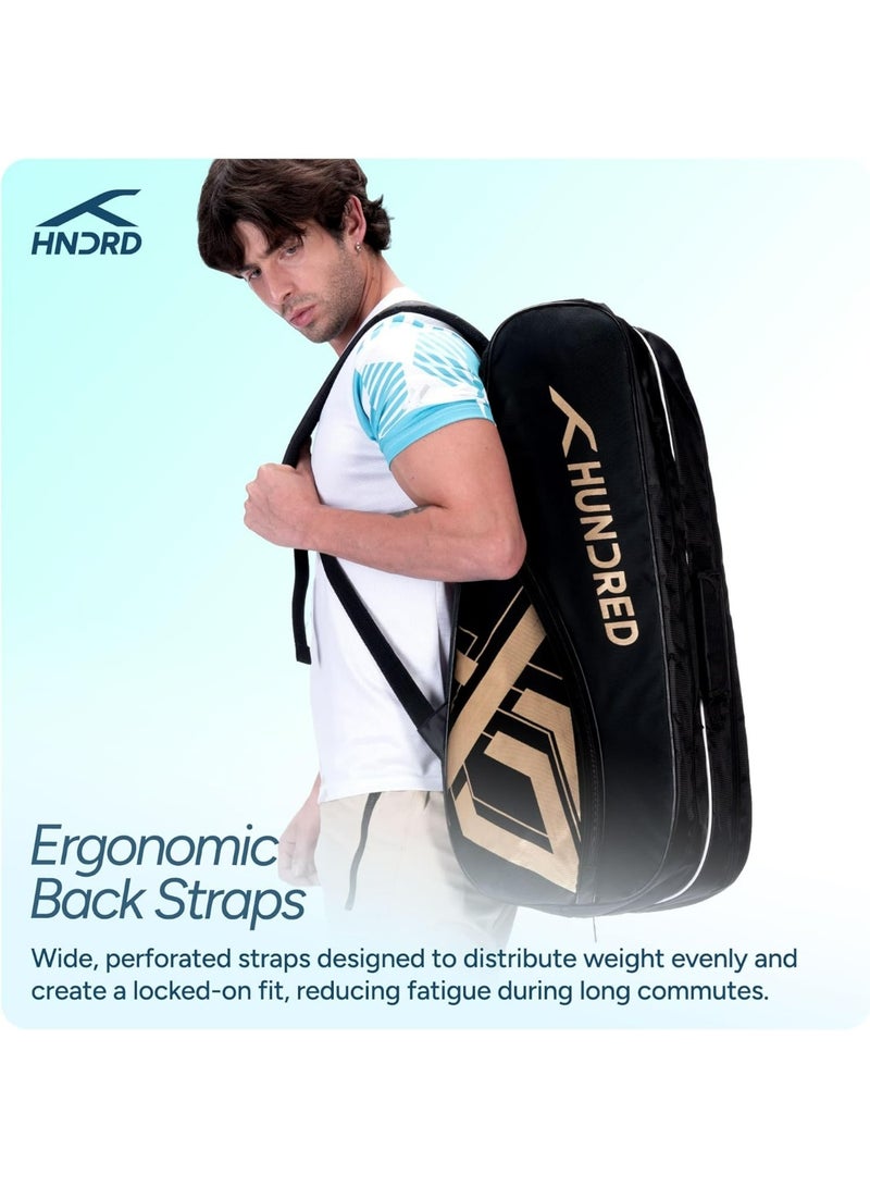 هندرد حقيبة أدوات Hundred X Gear Kit مزودة بحجرتين للتحكم في درجة الحرارة | جيب مخصص للأحذية | أحزمة ظهر مريحة | للعب الاحترافي | مثالية للرجال والنساء - Image 2