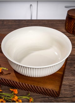 La Mesa Round Salad Bowl Porcelain 11 inch  - Image 1