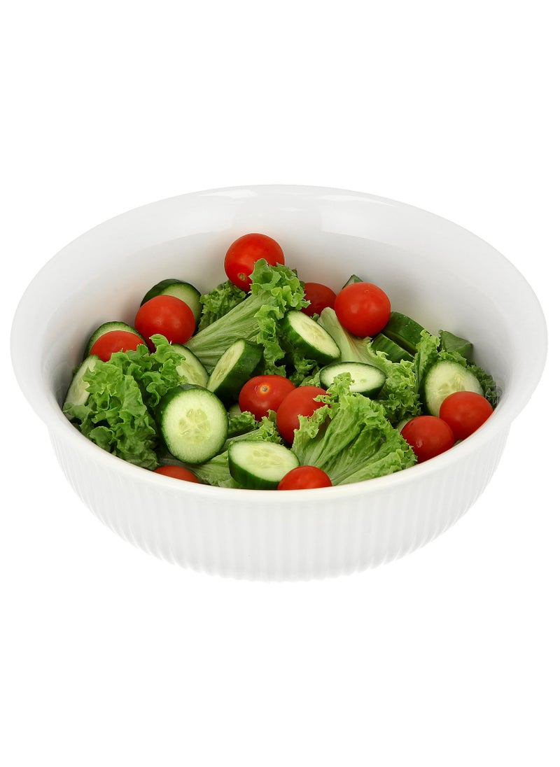 La Mesa Round Salad Bowl Porcelain 11 inch  - Image 4