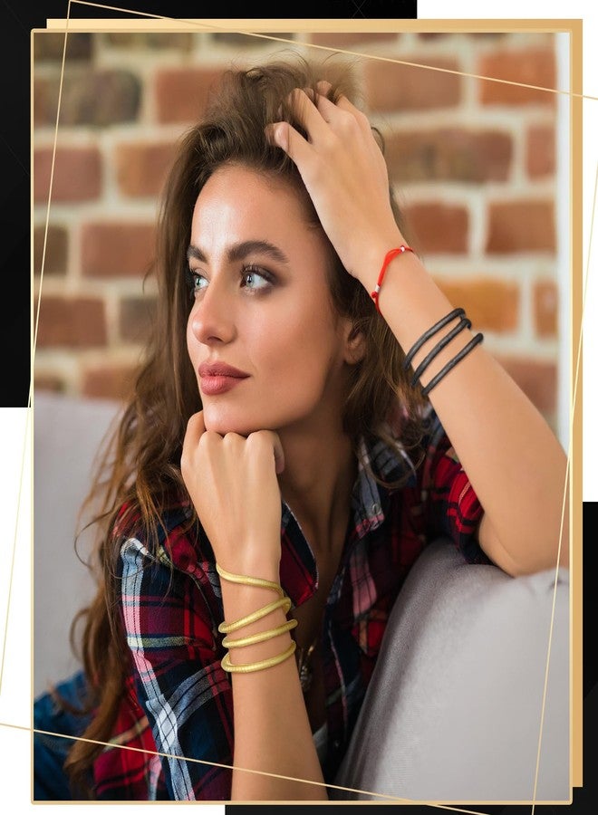 تونديامو قلادة ثعبان قابلة للثني من تونديمو، 3 قطع، للنساء، سوار متعدد الاستخدامات قابل للتعديل ومرن، قلادة ثعبان مرنة قابلة للثني للنساء، هدية مجوهرات للهالوين - Image 4