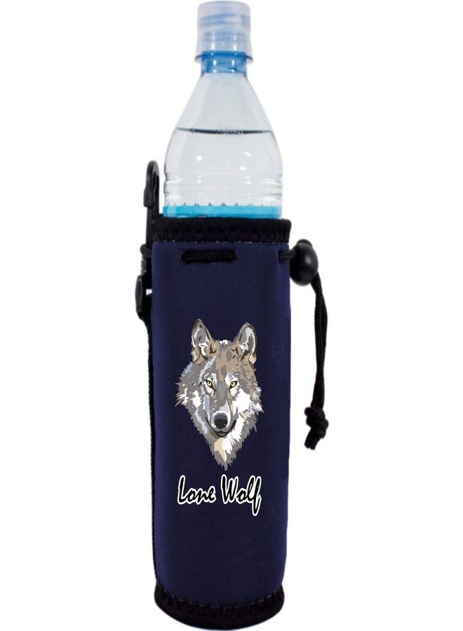 Coolie Junction Lone Wolf Water Bottle Coolie (Navy, 1) - Image 1