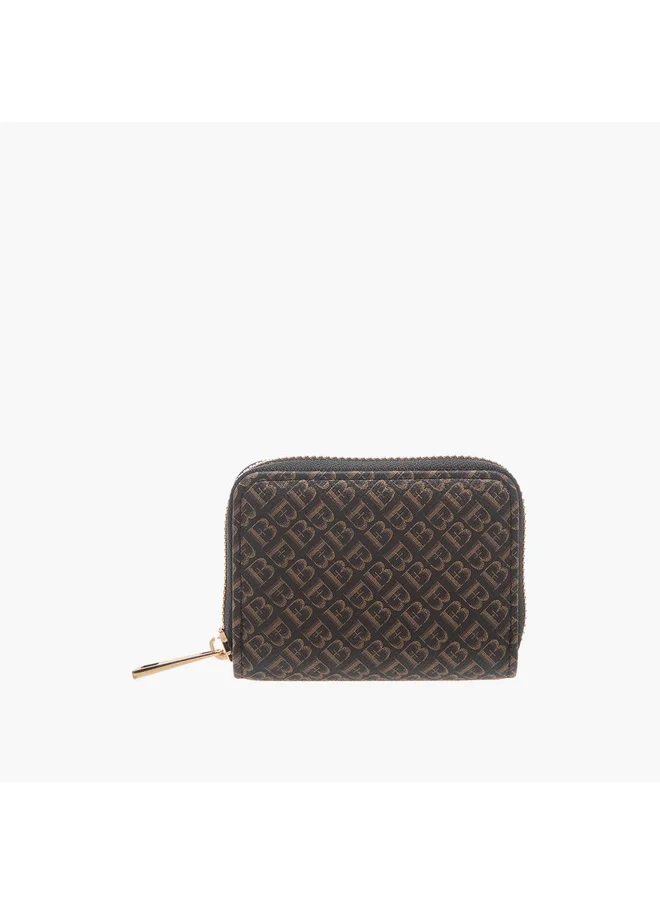 فلورا بيلا من شو إكسبرس Women Monogram Print Wallet with Zip Around Closure