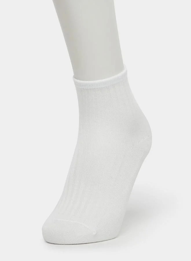Styli Styli Set of 4 - Solid Ankle Socks