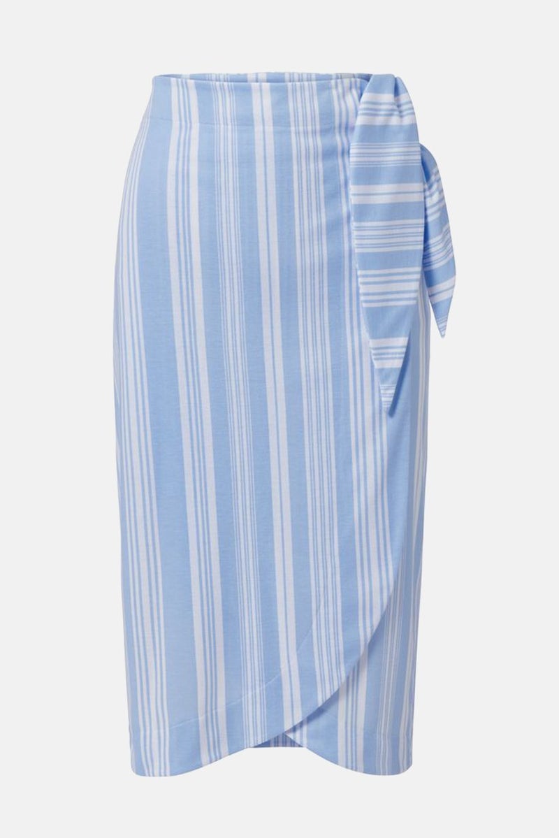 Tchibo تنورة ملفوفة للنساء، زرقاء - Image 3