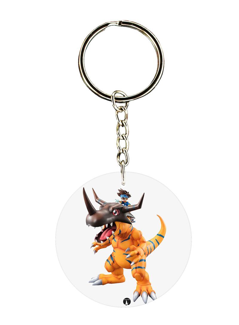 The Anime Digimon Printed Keychain