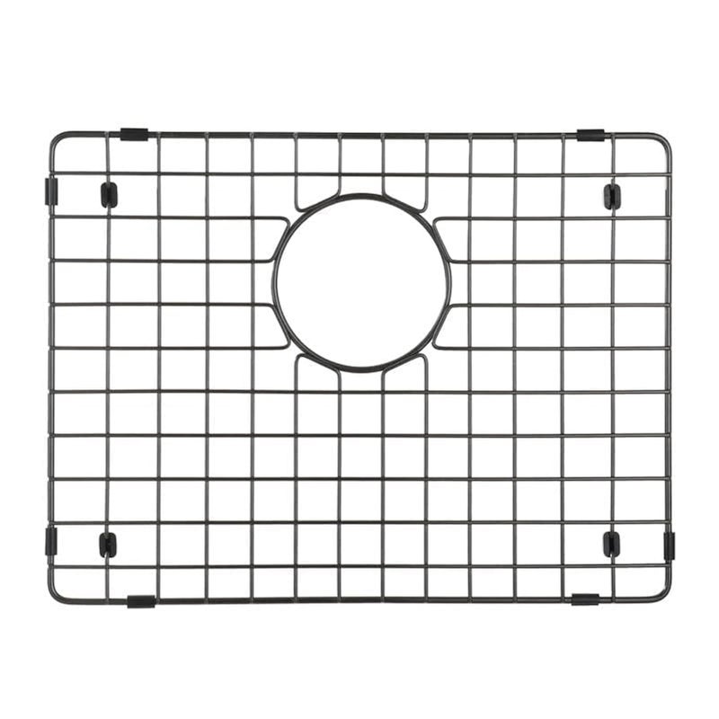 Starstar Sinks Protector Matte Black 304 Stainless Steel Kitchen Sink Bottom Grid Rack 18 L x 15 W - Image 2