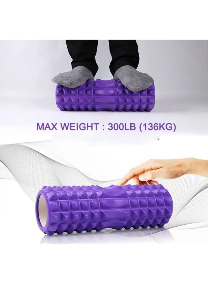 كيوشوب فوم رول للتمارين والاستشفاء العضلي – Foam Roller عالي الكثافة لتدليك العضلات وتمارين اليوجا والفيتنس – مناسب للجيم والتمارين المنزلية - Image 3