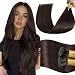 LaaVoo I Tip Human Hair Extensions Dark Brown I Tip Hair Extensions Human Hair Brown I Tips Hair Extensions Real Human Hair Cold Fusion Extensions 50s 50g 24 in - Image 2