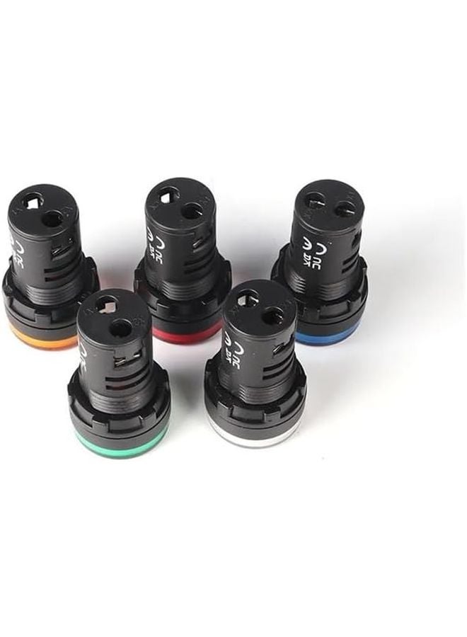 Red Square LED Digital Voltmeter 22mm AC 12 500V Voltage Tester Monitor Meter - Image 5