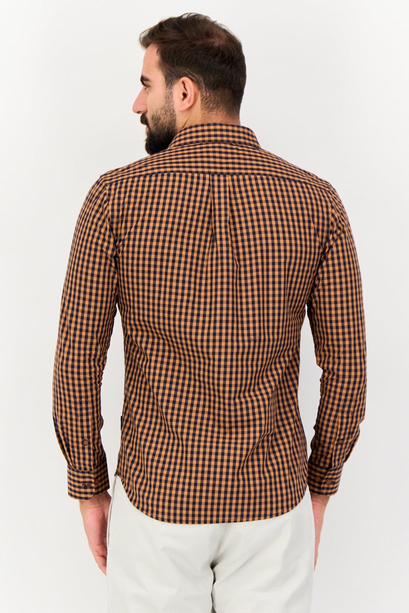 Kenneth Cole قميص رجالي بأكمام طويلة بنمط مطبوع متعدد الألوان - Image 3
