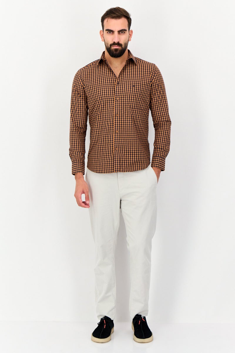 Kenneth Cole قميص رجالي بأكمام طويلة بنمط مطبوع متعدد الألوان - Image 4