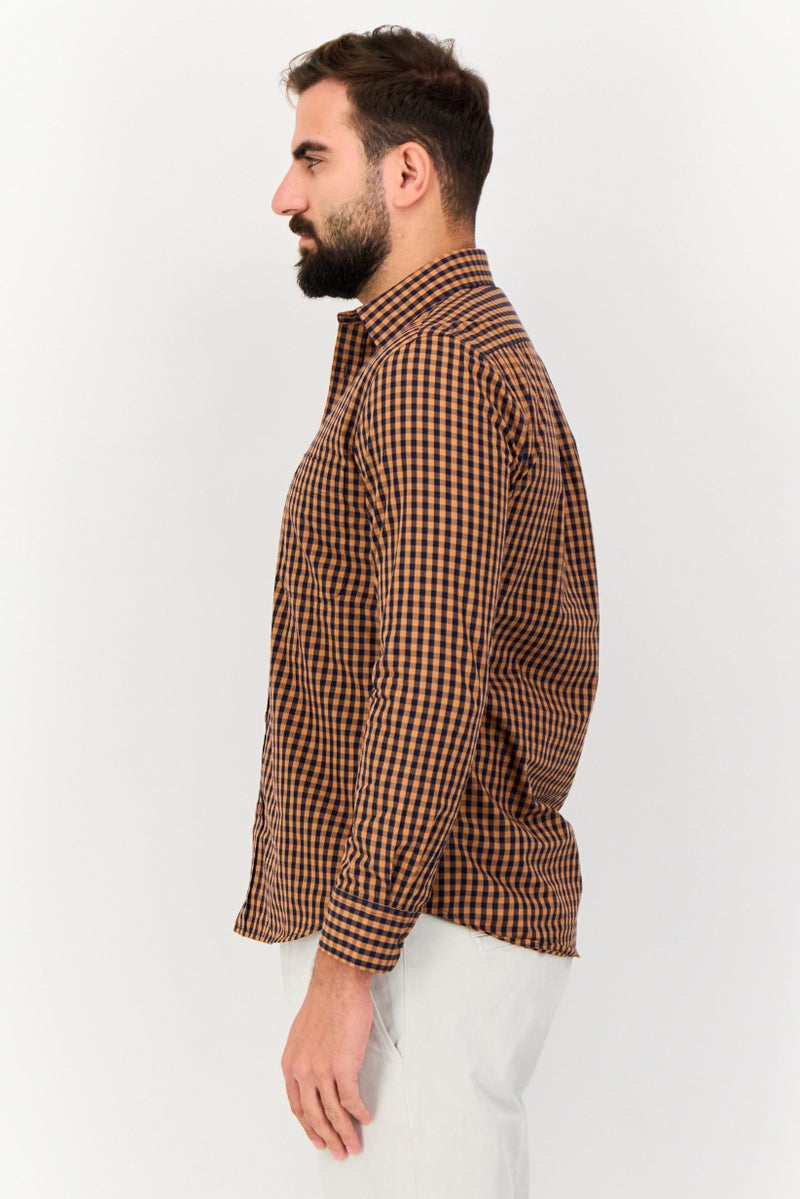 Kenneth Cole قميص رجالي بأكمام طويلة بنمط مطبوع متعدد الألوان - Image 2