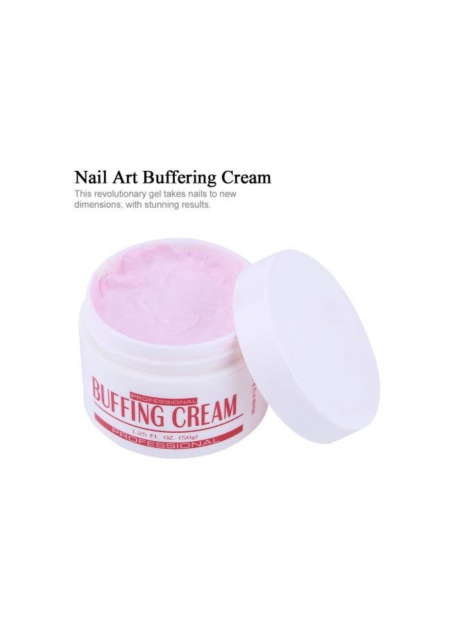 Generic - Nail Buffer, Buffer Polisher Nails Set Nail Art Buffing Cream Nail Brush Buffer Varnish Polish Polishing Strip Nail Art S Nail Buffer And Shine Kit 3Pcs - Image 1