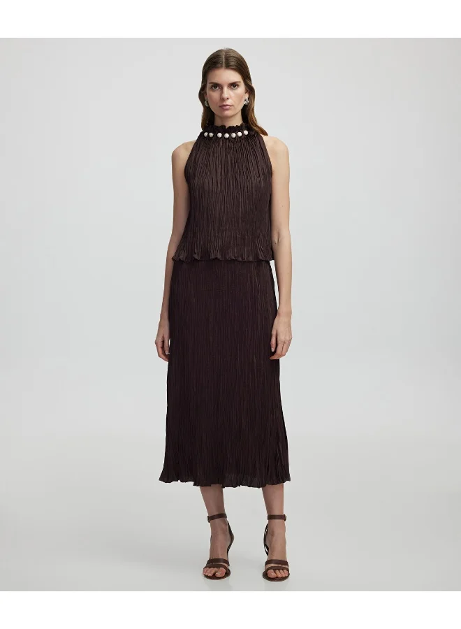 إبيكيول Halter Neck Midi Dress