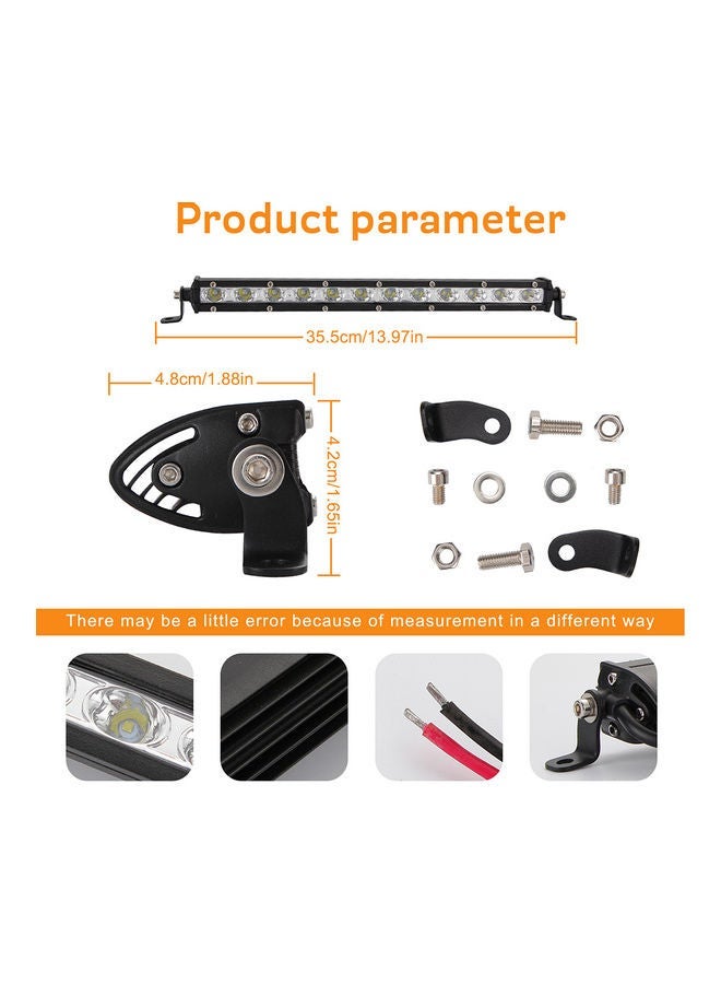 NIBEMINENT 14inch 36W Super Thin Spot Light Work for Car SUV - Image 3