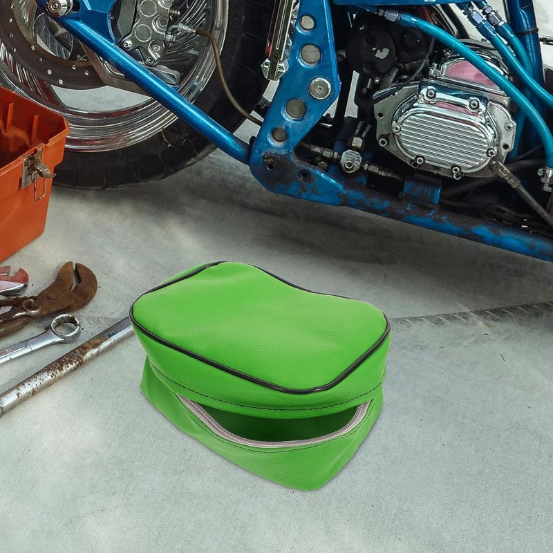 Motorcycle Tool Storage Bag Fork Saddlebag Organizer Green Universal Off-road Biker Accessory for Outdoor Riding and Travel - Image 4